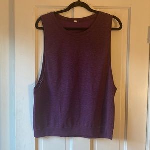 Lululemon swiftly tech tank, size 10, heather purple
